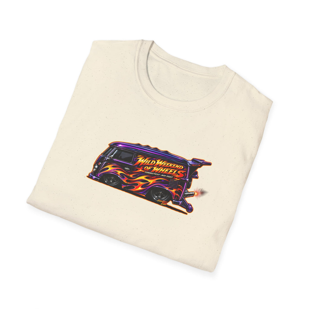 HOT WHEELS Kombi Bus Collectible Fireball Art TeeShirt