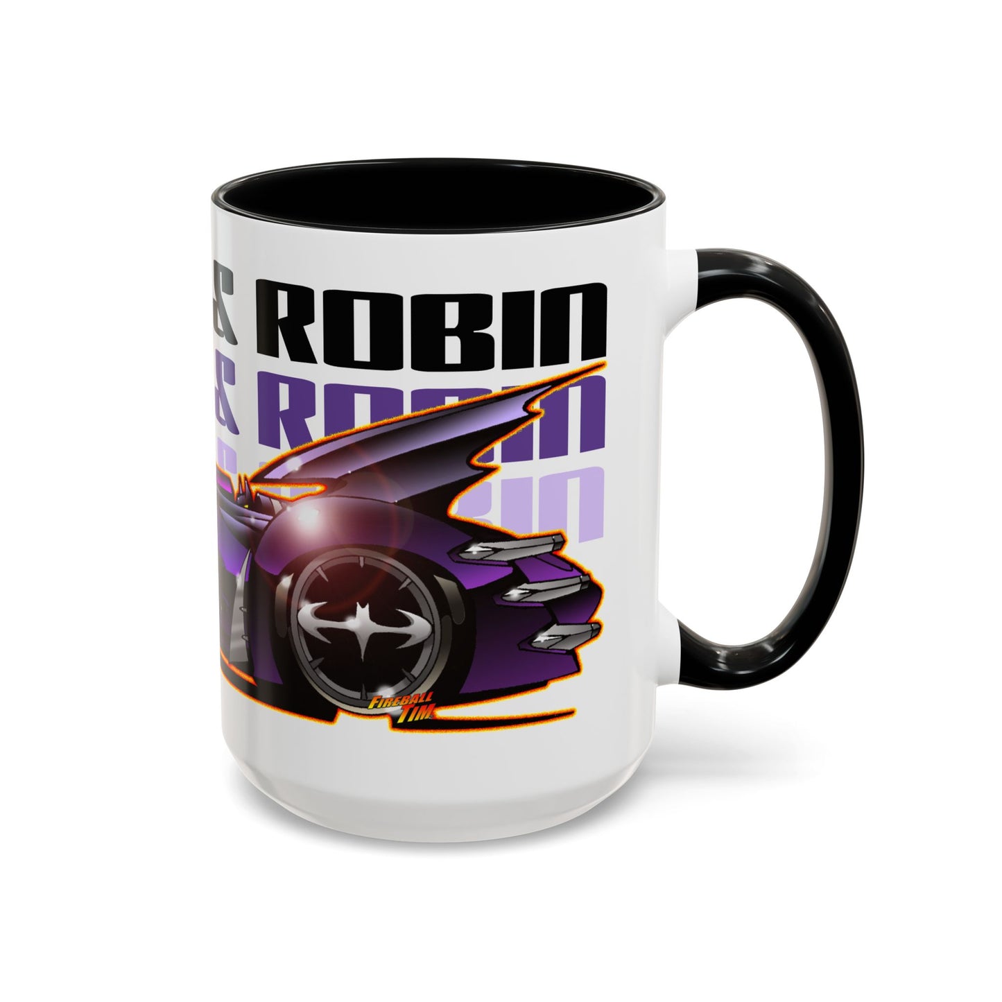 BATMAN & ROBIN 1997 BATMOBILE Movie Car Fireball Art Collectible Coffee Mug - 2 Sizes