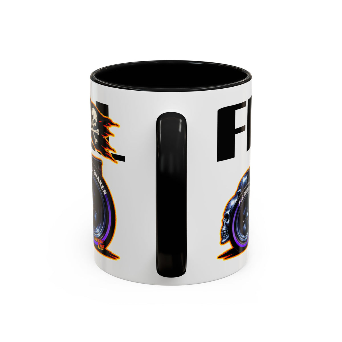 HOT WHEELS FIREBALL SHAKER Hot Rod Collectible Fireball Art Coffee Mug - 2 Sizes
