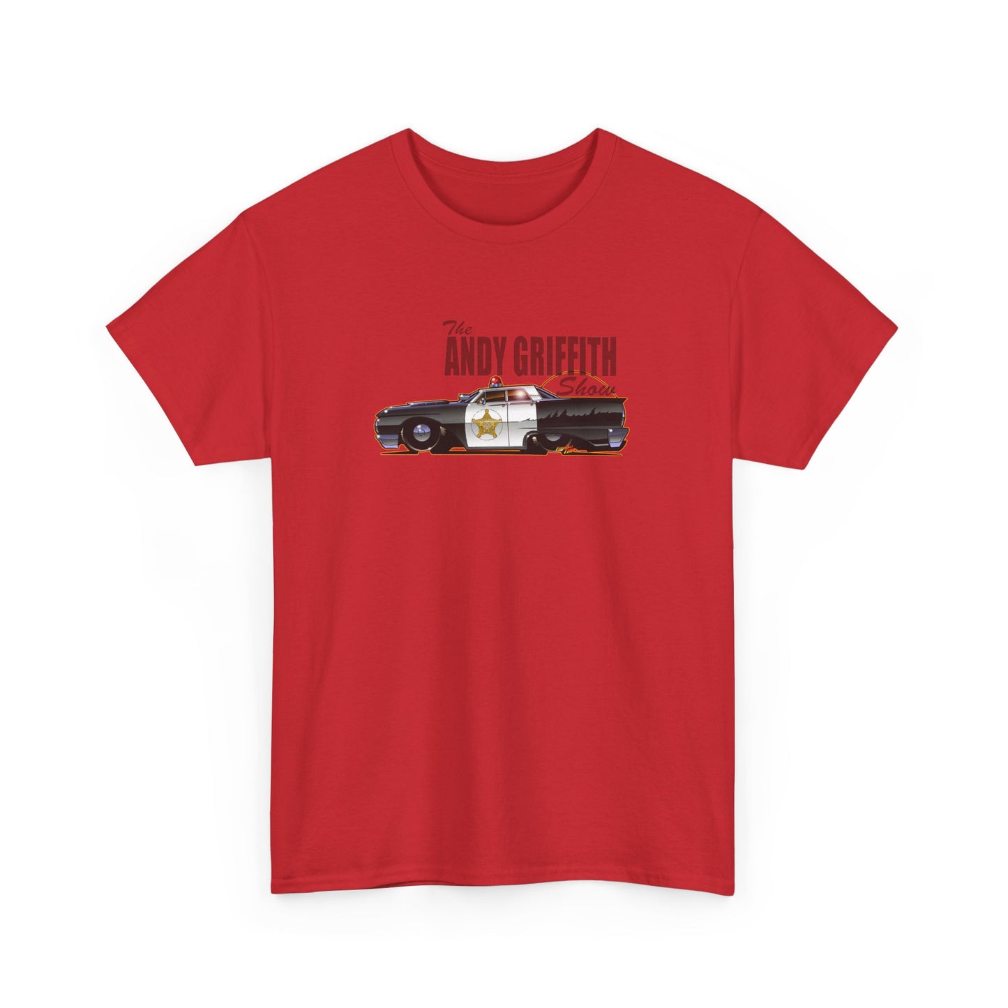 ANDY GRIFFITH SHOW 1963 Ford Galaxie Police Car Tee Shirt 12 Colors