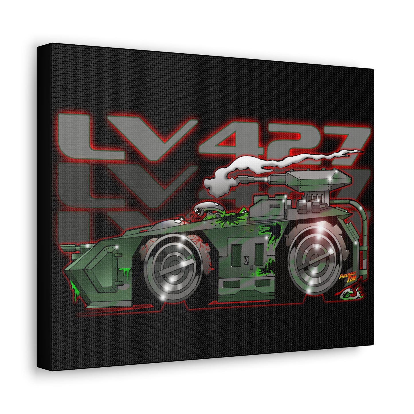 ALIENS LV427 APC Tank Concept Art Canvas Print 11x14