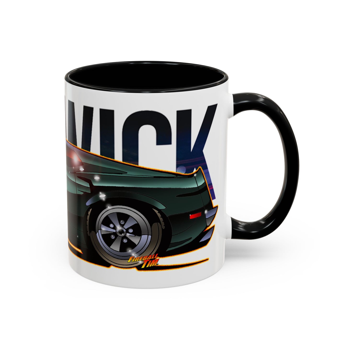 Keanu Reeves John Wick 1969 FORD MUSTANG BOSS 429 Concept Art Coffee Mug-Mug-Fireball Tim Garage