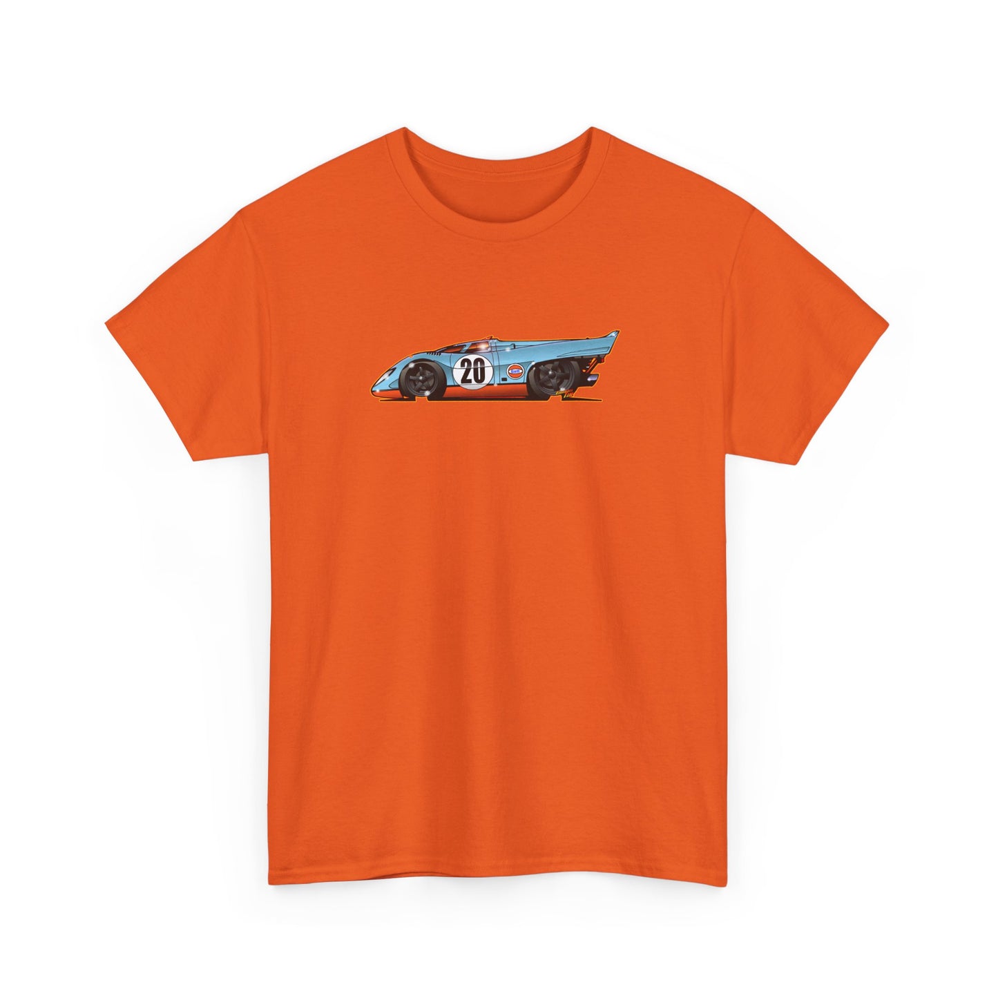 LE MANS Steve McQueen Porsche 917K Collectible Fireball Art Tee Shirt - Multiple Colors