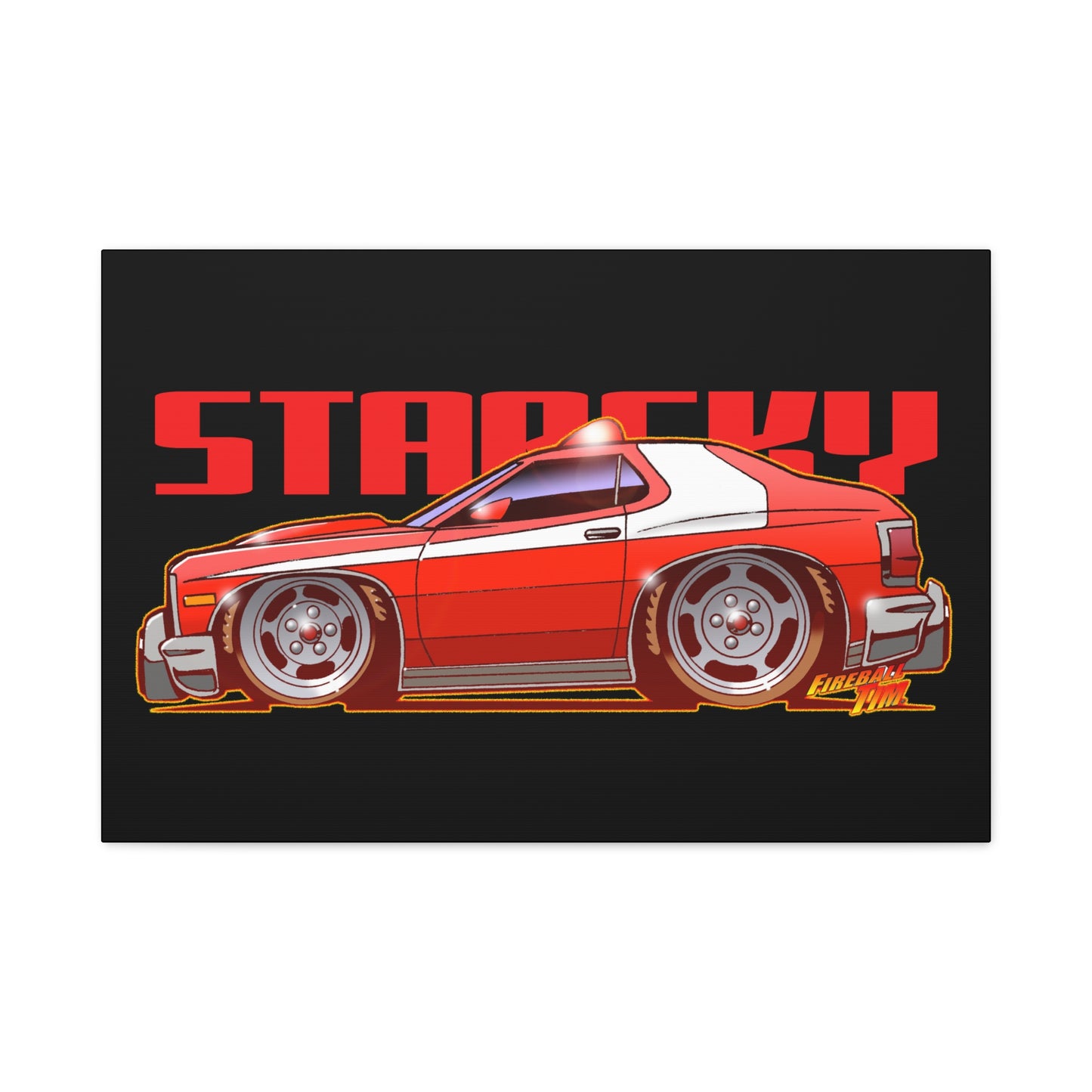 STARSKY Torino Fireball Canvas Art Print - 11x14