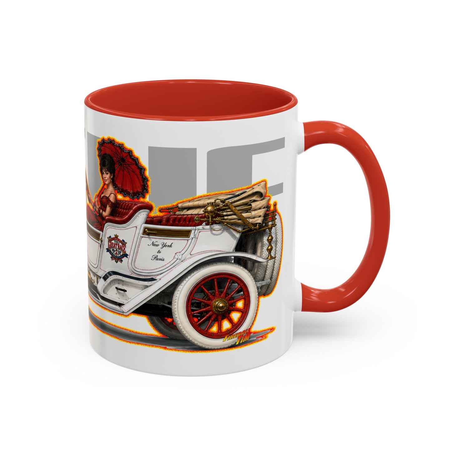 THE GREAT RACE Leslie Special Collectible Fireball Art Coffee Mug - 2 Sizes