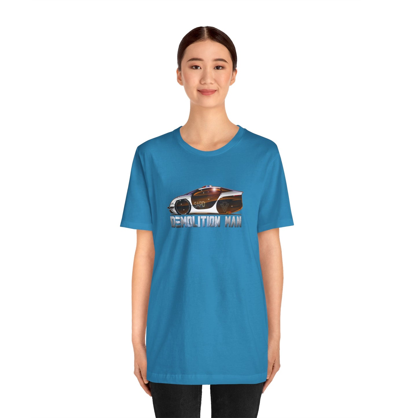 DEMOLITION MAN 2032 Police Cruiser Concept Art Short Sleeve Tee 9 Colors