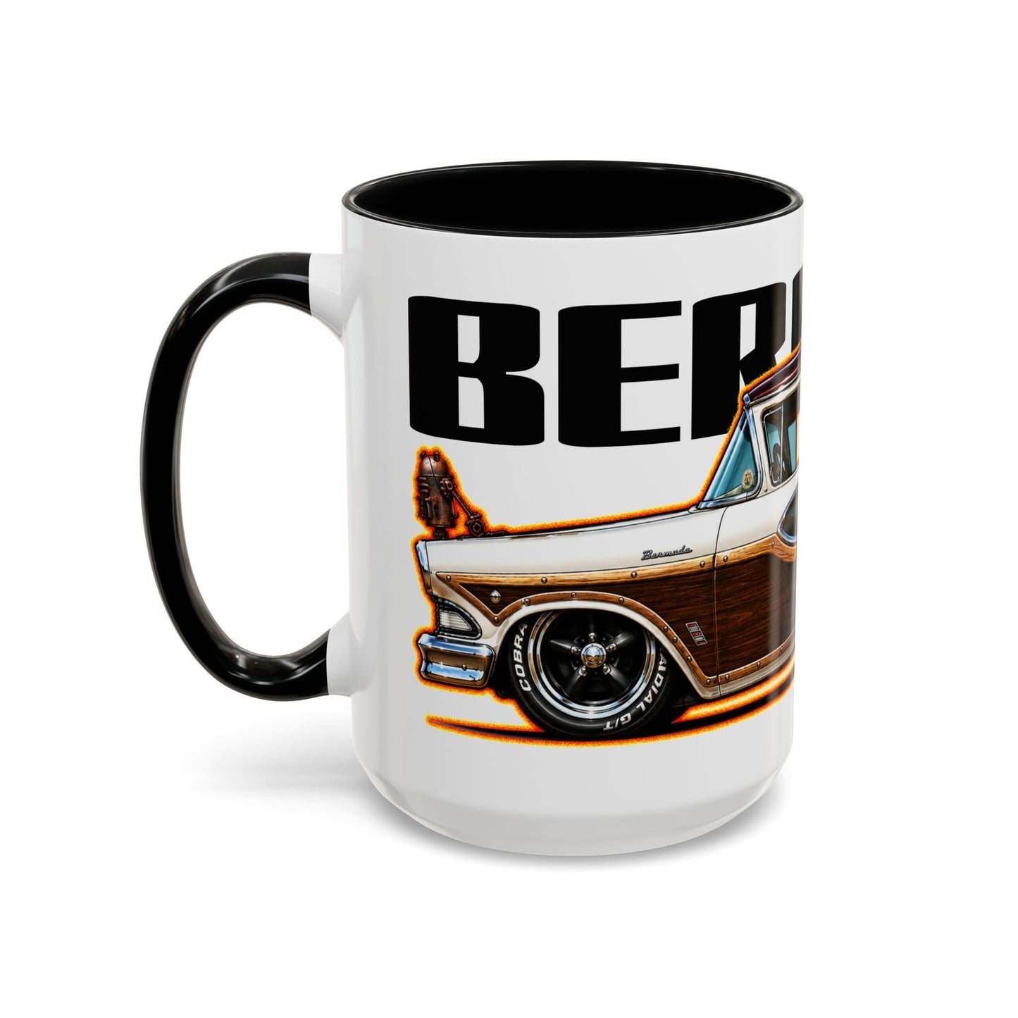 EDSEL BERMUDA 1958 Custom Station Wagon Collectible Art Coffee Mug - 2 Sizes