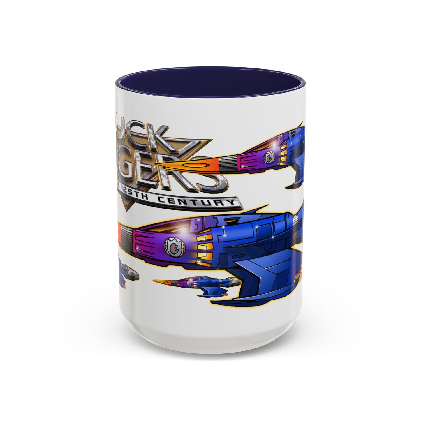 BUCK ROGERS Hot Rod Starfighter Spaceship Collectible Coffee Mug - 2 Sizes