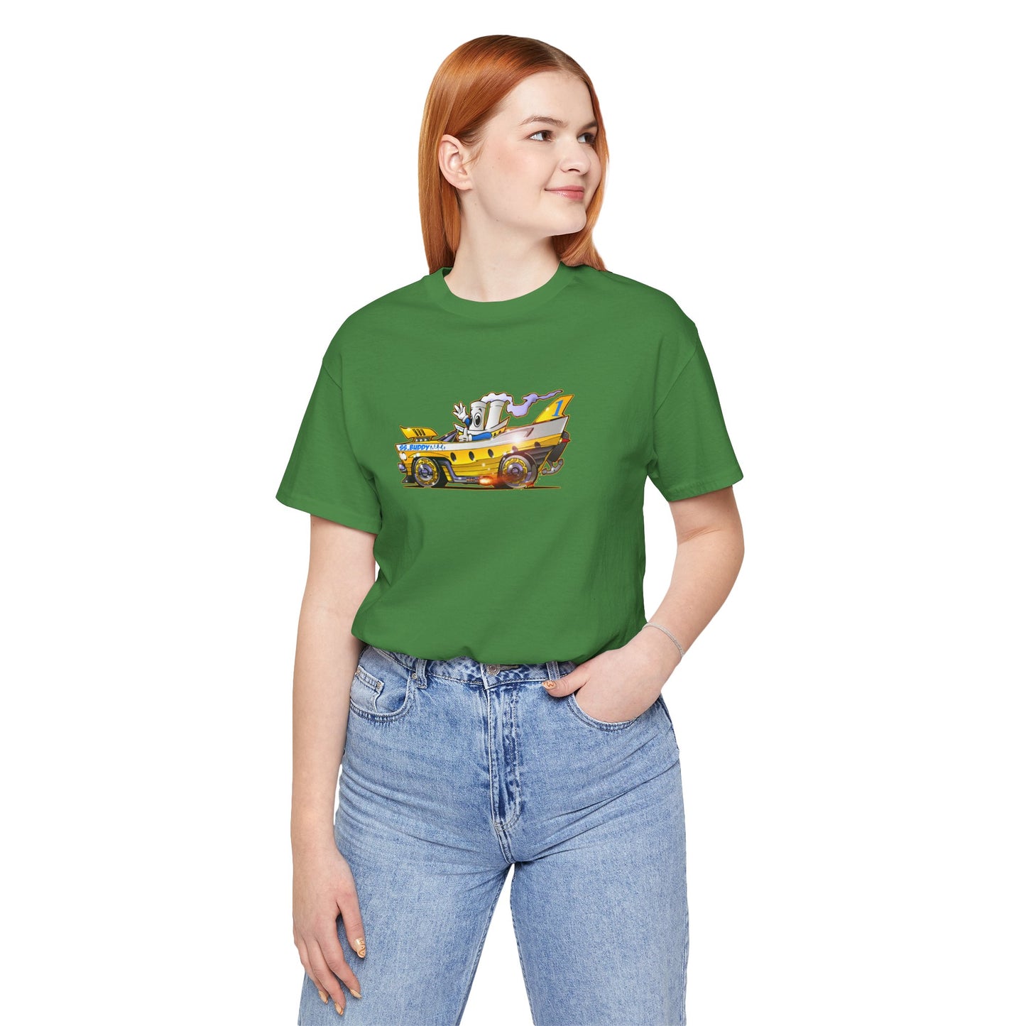 BUDDY CRUISE BUDDYMOBILE Custom Car Art Short Sleeve Tee in 17 Colors