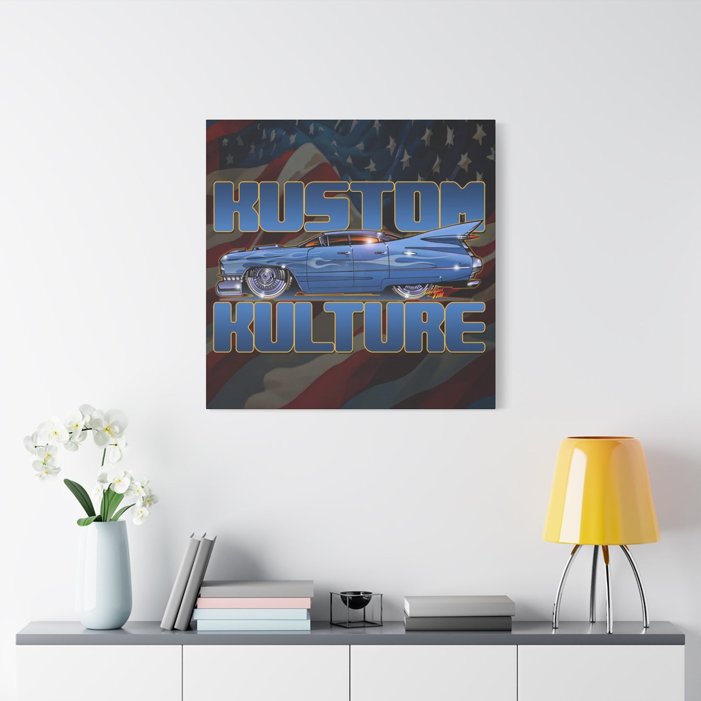 CADILLAC KUSTOM CULTURE 1959 Collectible Canvas Art Print