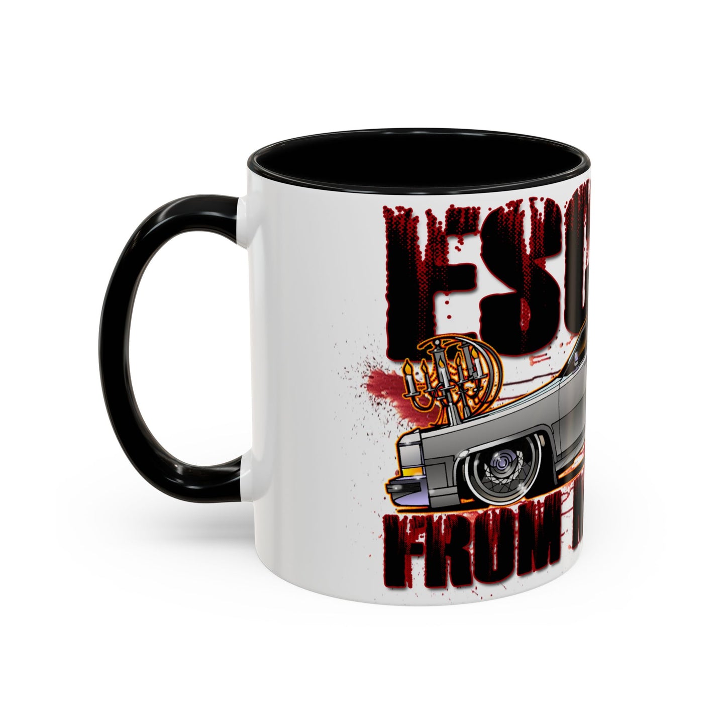 ESCAPE FROM NEW YORK Duke Cadillac Concept Art Coffee Mug 2 Sizes