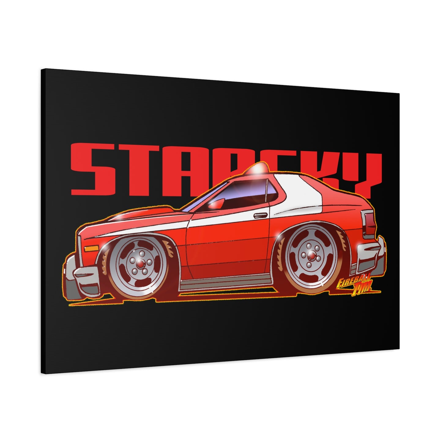 STARSKY Torino Fireball Canvas Art Print - 11x14