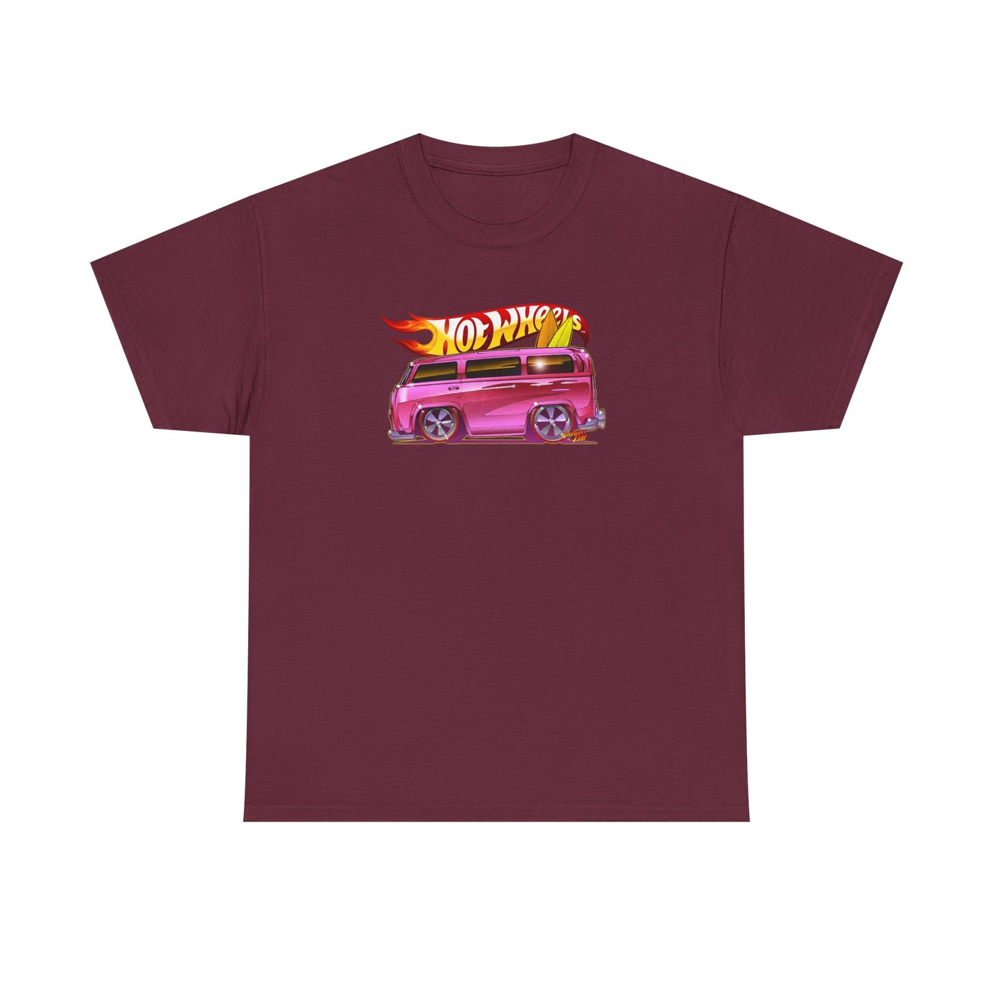 HOT WHEELS PINK BEACH BOMB BUS Tee Shirt - Multiple Colors