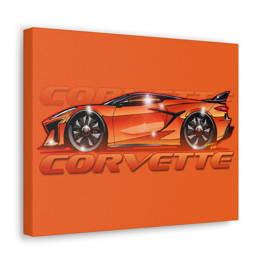 CORVETTE C8 ZO6 Concept Art Canvas Print 11x14