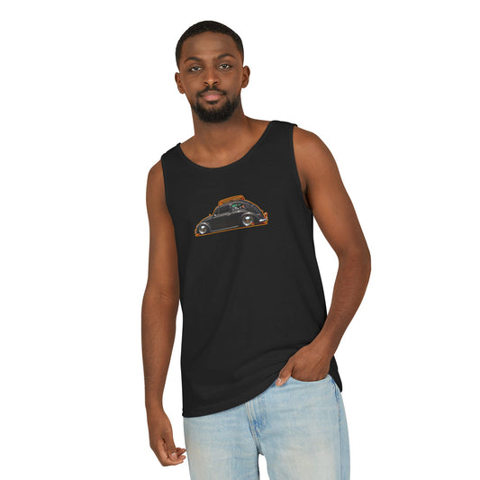 AIRKOOLED KLASSICS Custom VW Bug Collectible Fireball Art Tank Top Tee Shirt