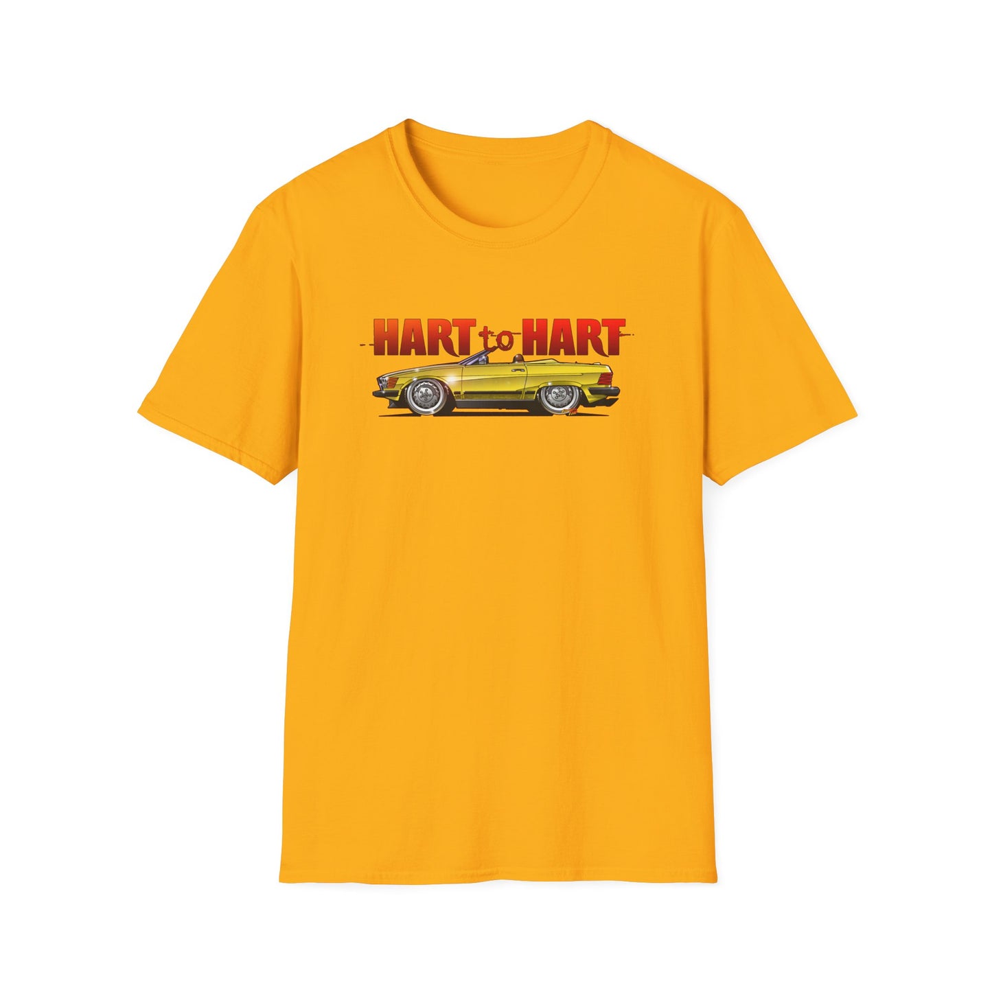 HART to HART TV Show Mercedes 450SL Concept Art Softstyle T-Shirt Multiple Colors