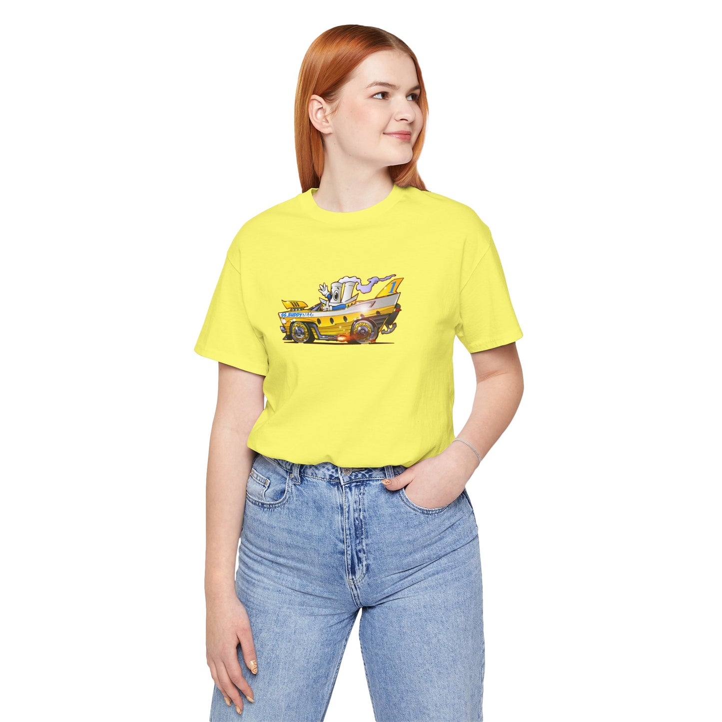 BUDDY CRUISE BUDDYMOBILE Custom Car Art Short Sleeve Tee in 17 Colors