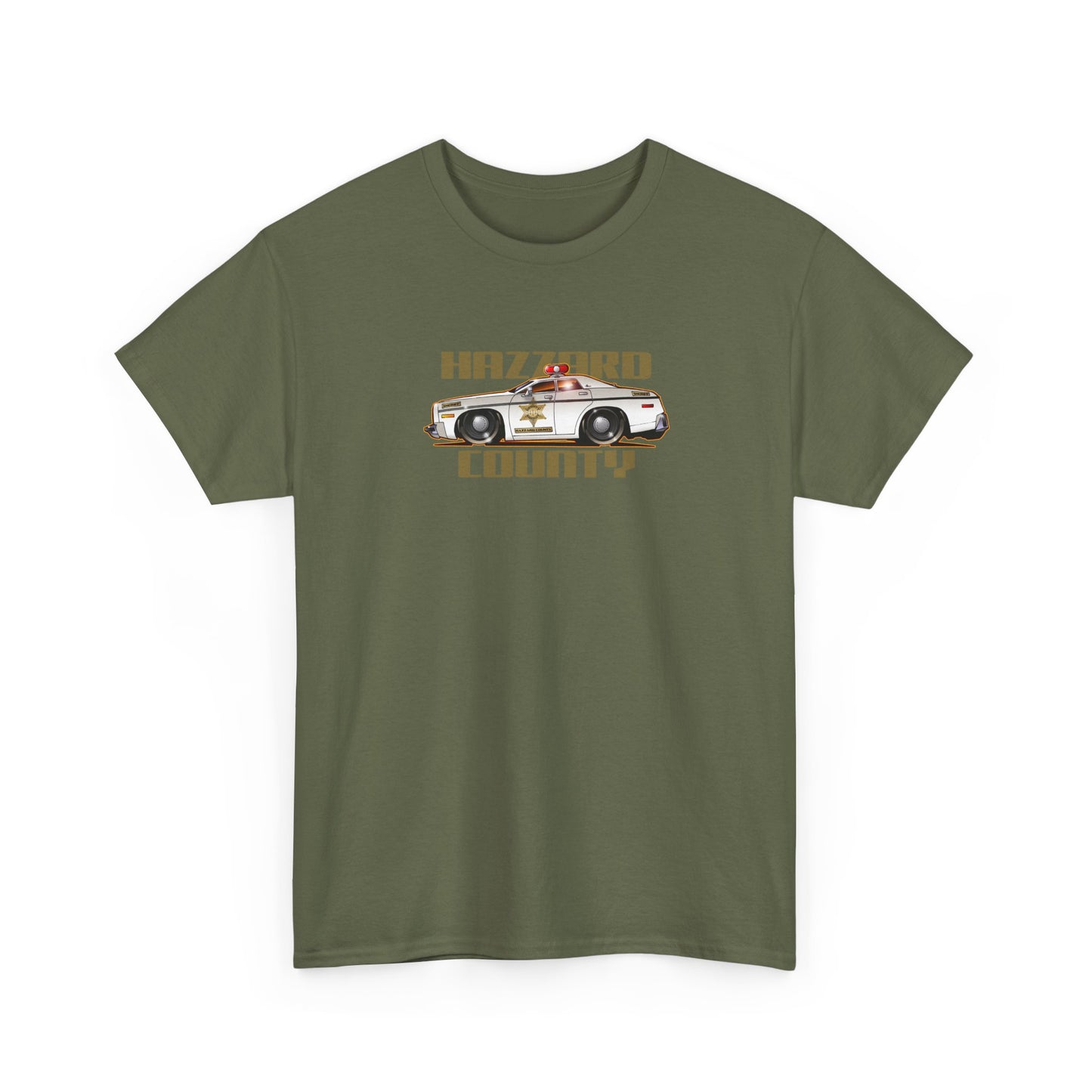 DUKES OF HAZZARD SHERIFF POLICE CAR Collectible Tee Shirt - Multiple Colors
