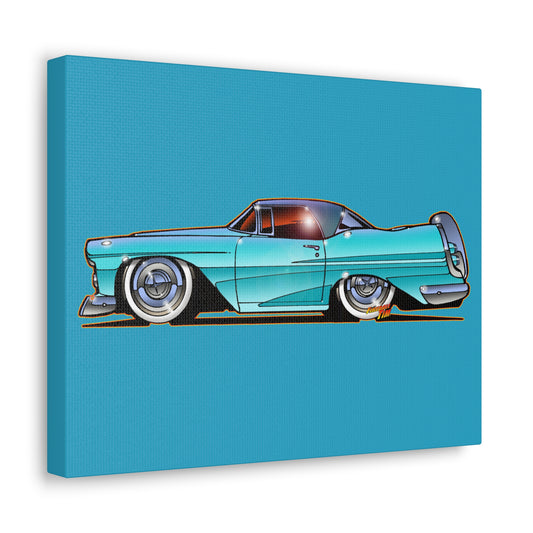 CHEVROLET CUSTOM COUPE 1954 Concept Art Canvas Print 11x14