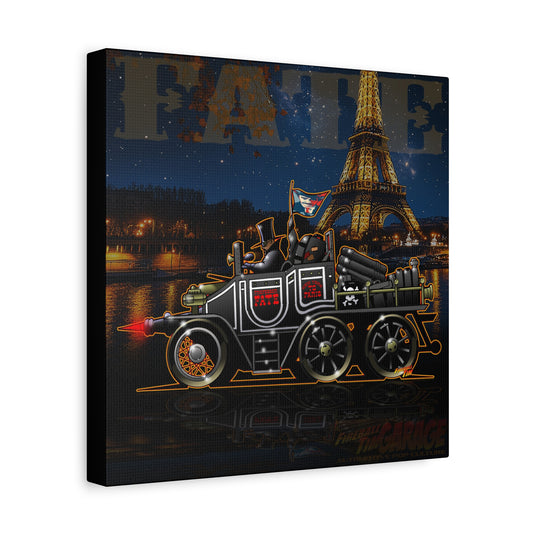 THE GREAT RACE PROFESSOR FATE Hannibal 8 Fireball Art Canvas Wall Print