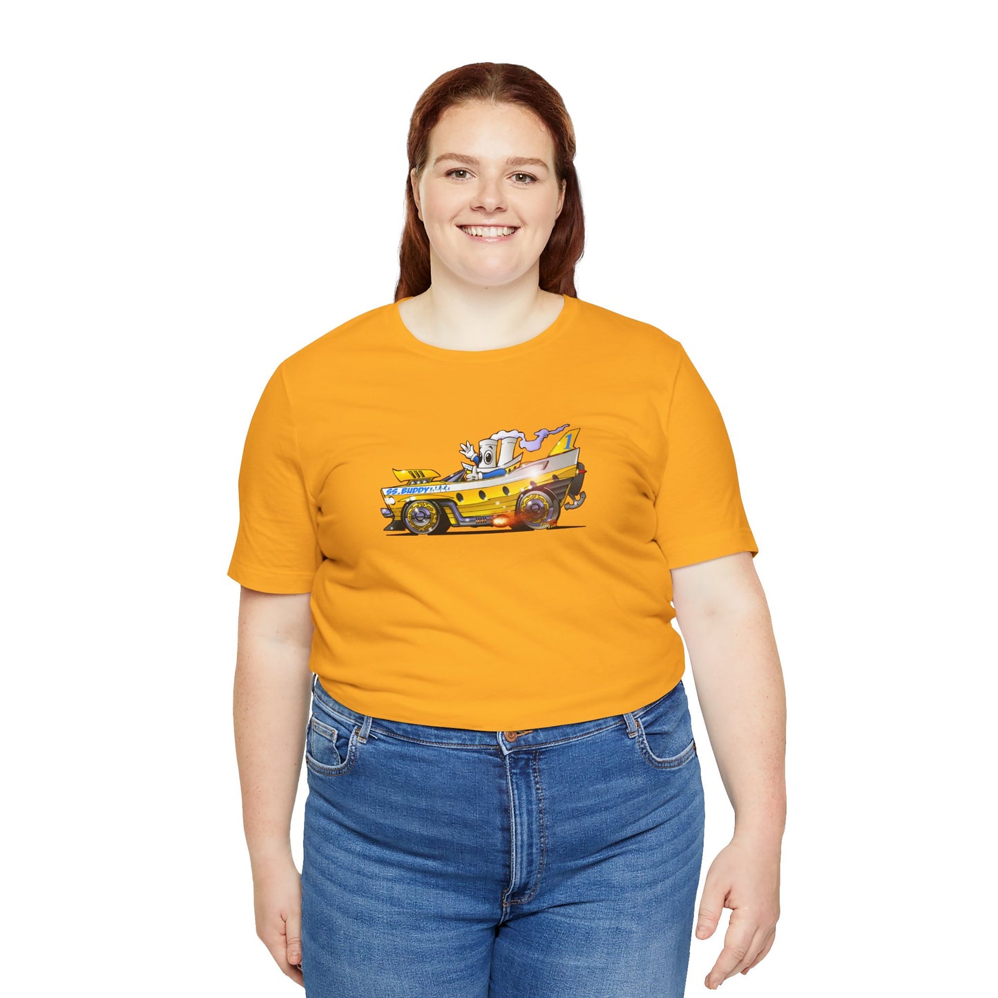 BUDDY CRUISE BUDDYMOBILE Custom Car Art Short Sleeve Tee in 17 Colors