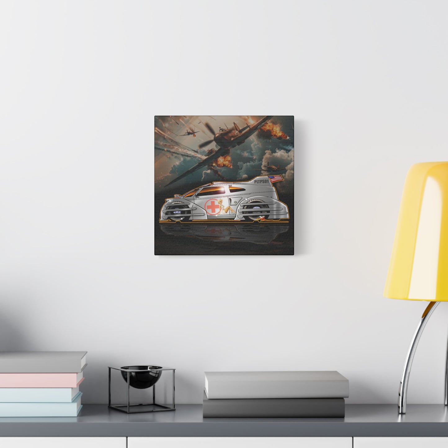 PLATYPUS RESCUE Concept Canvas Art Wall Print - 12x12