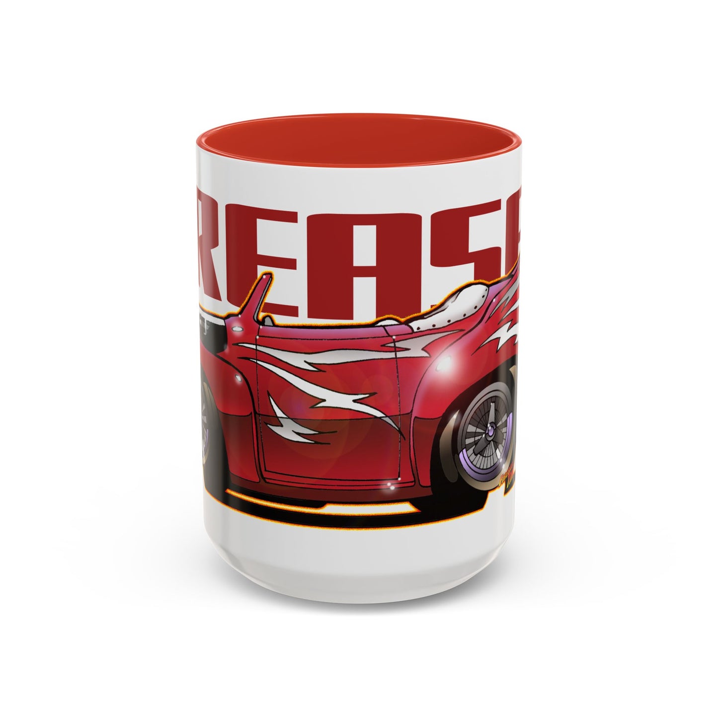 GREASED LIGHTNING Hot Rod Movie Car Collectible Coffee Art Mug - 2 Sizes