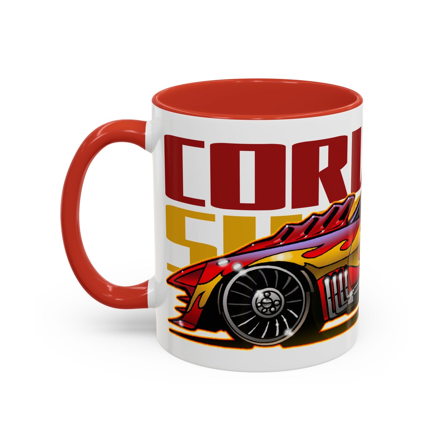CORVETTE SUMMER Movie Car Collectible Fireball Art Coffee Mug - 2 Sizes