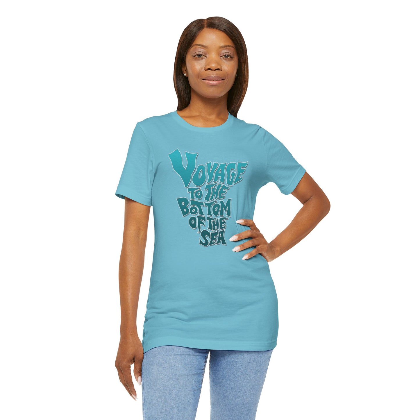 VOYAGE TO THE BOTTOM OF THE SEA Unisex Short Sleeve Tee 8 Colors