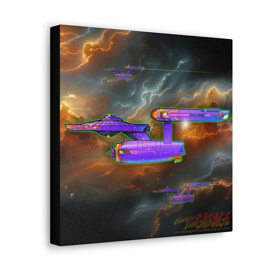 HOT ROD TREK SPACESHIP Concept Art Canvas MASTERPRINT 3 Sizes