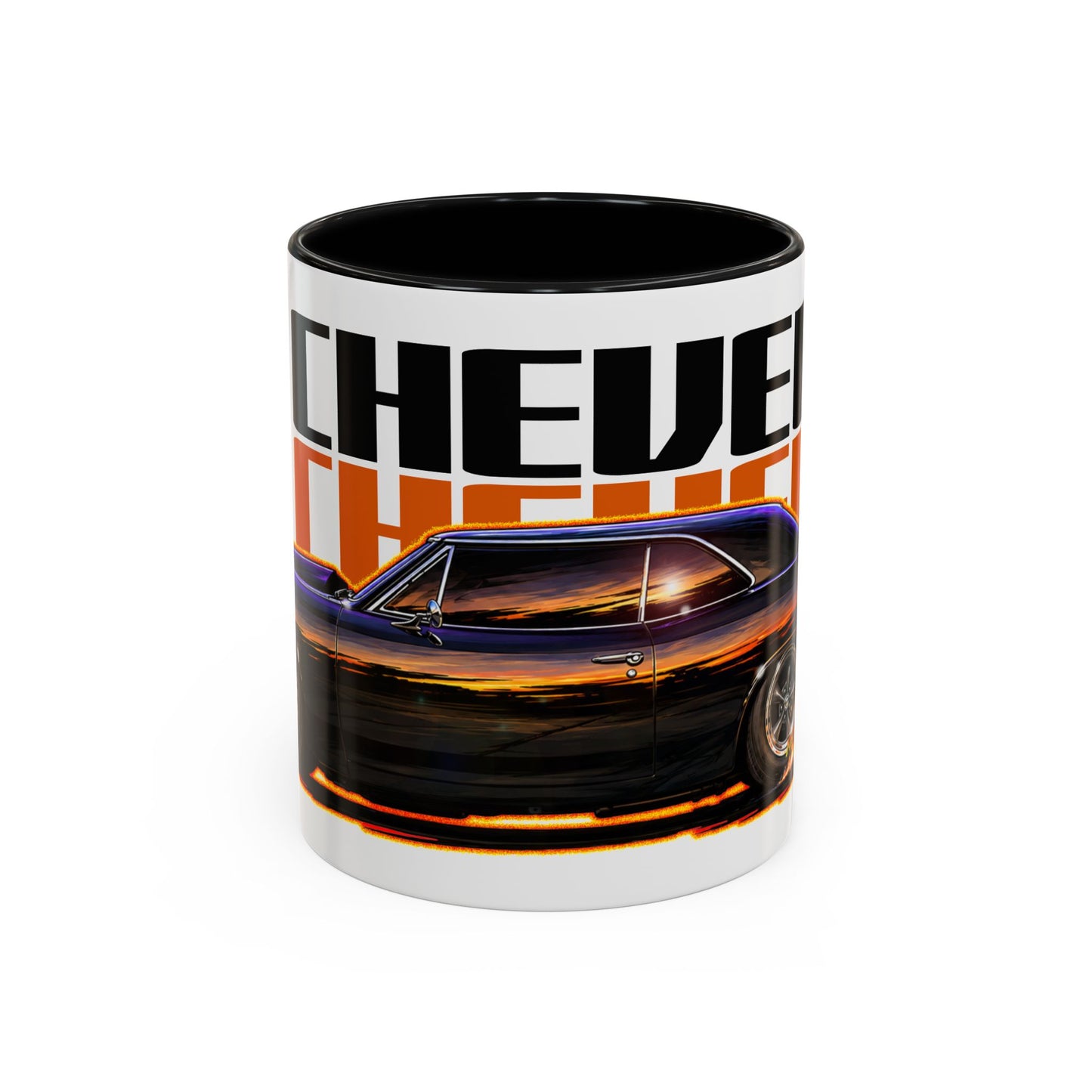 CHEVROLET CHEVY CHEVELLE 1966 Collectible Fireball Art Coffee Mug - 2 Sizes
