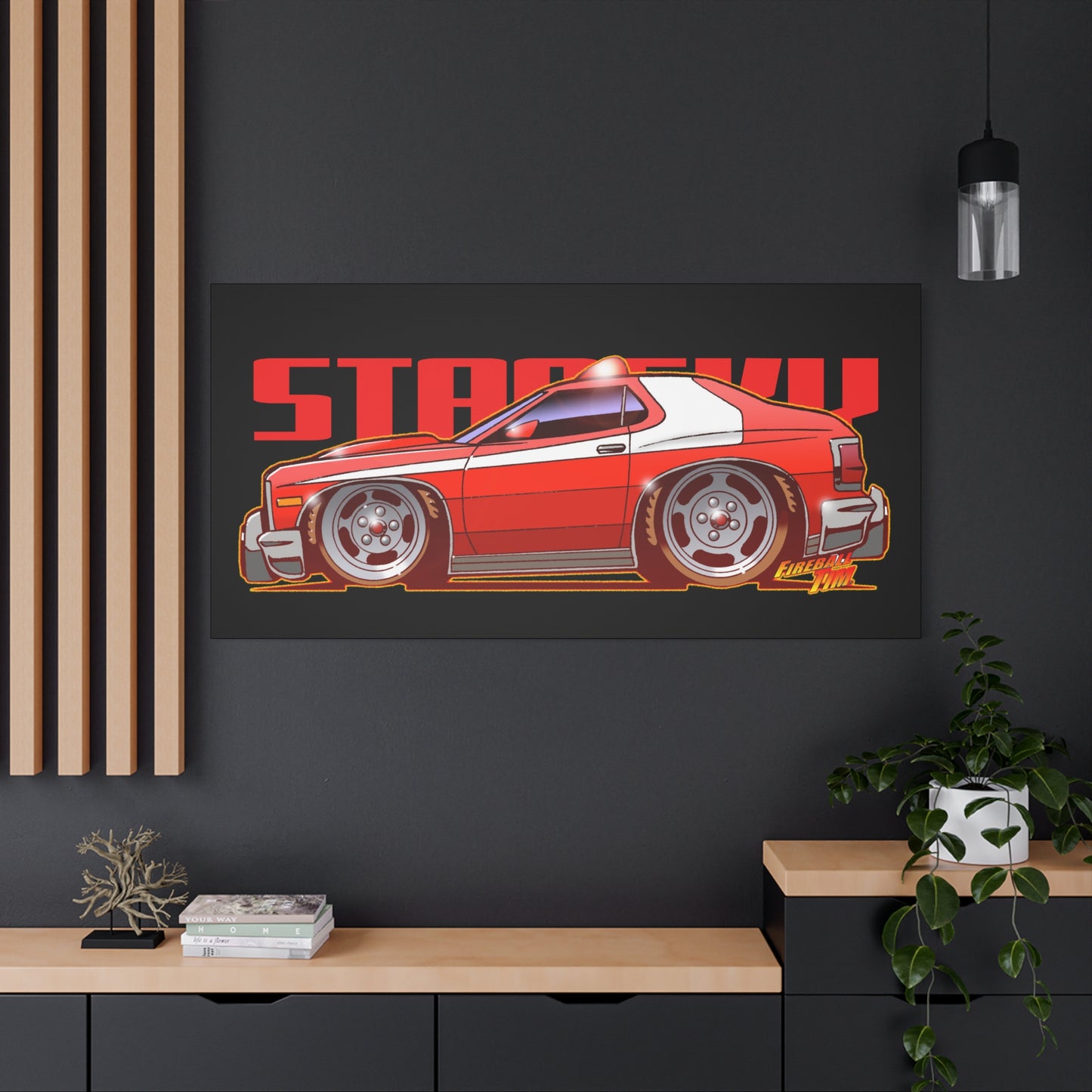 STARSKY Torino Fireball Canvas Art Print - 11x14