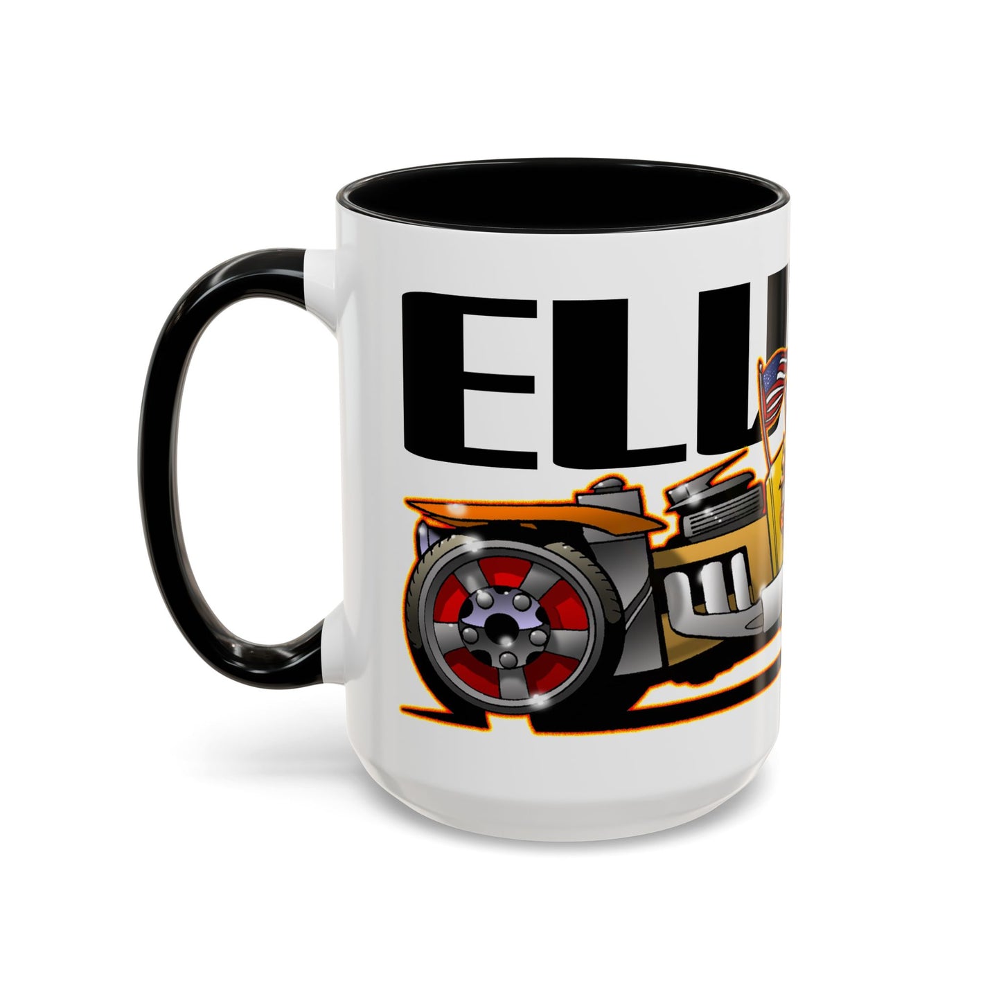 MONGREL T HOT ROD Elvis Easy Come Easy Go Fireball Collectible Coffee Mug - 2 Sizes