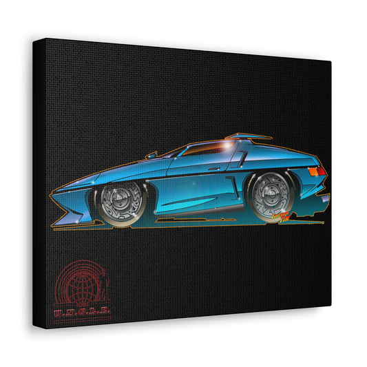 THE MAN FROM UNCLE Piranha TV Car Concept Art Canvas Print 11x14