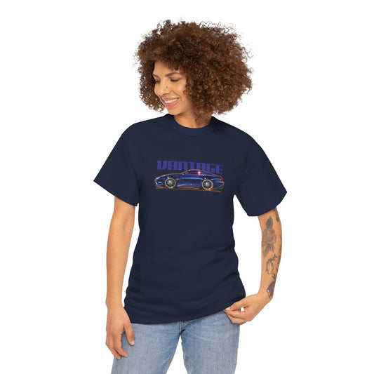 ASTON MARTIN VANTAGE 2001 Fireball Art Tee Shirt - Multiple Colors
