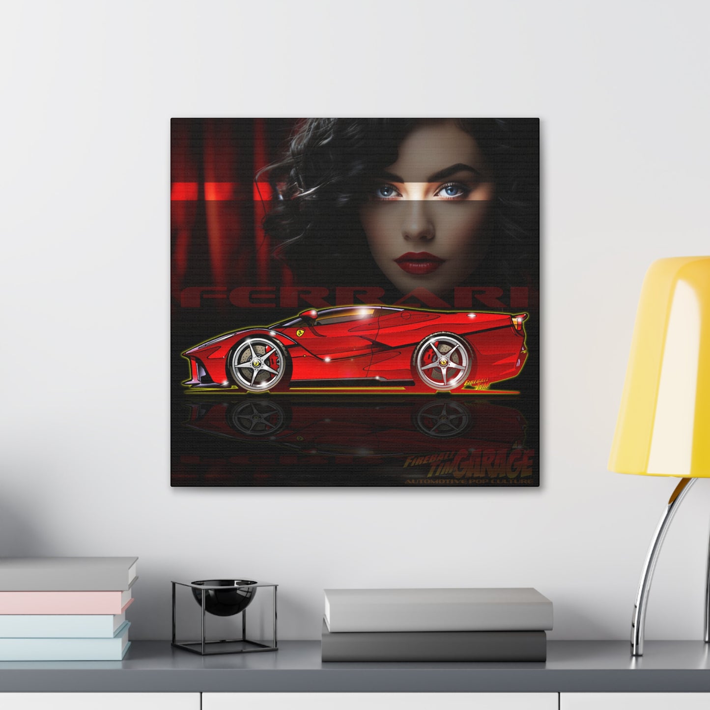 FERRARI LA FERRARI APERTA Concept Art Canvas MASTERPRINT 3 Sizes