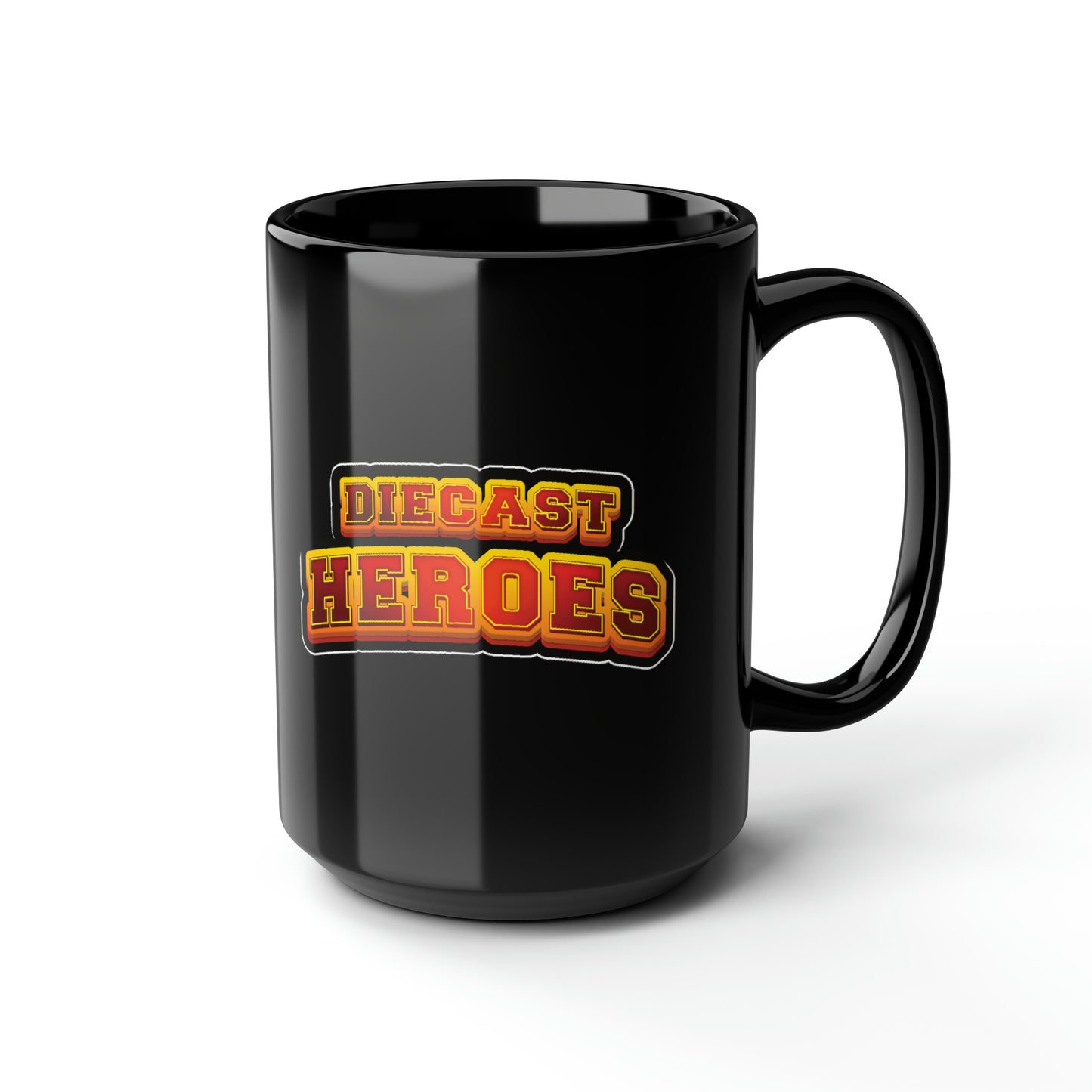 Official DIECAST HEROES 15oz Black Mug