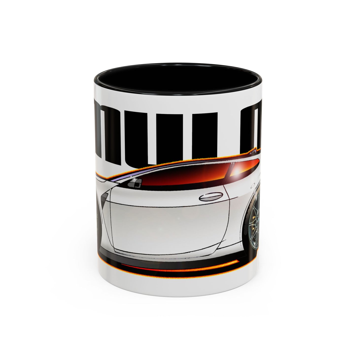 BMW M4 2025 Fireball Art Collectible Coffee Mug - 2 Sizes