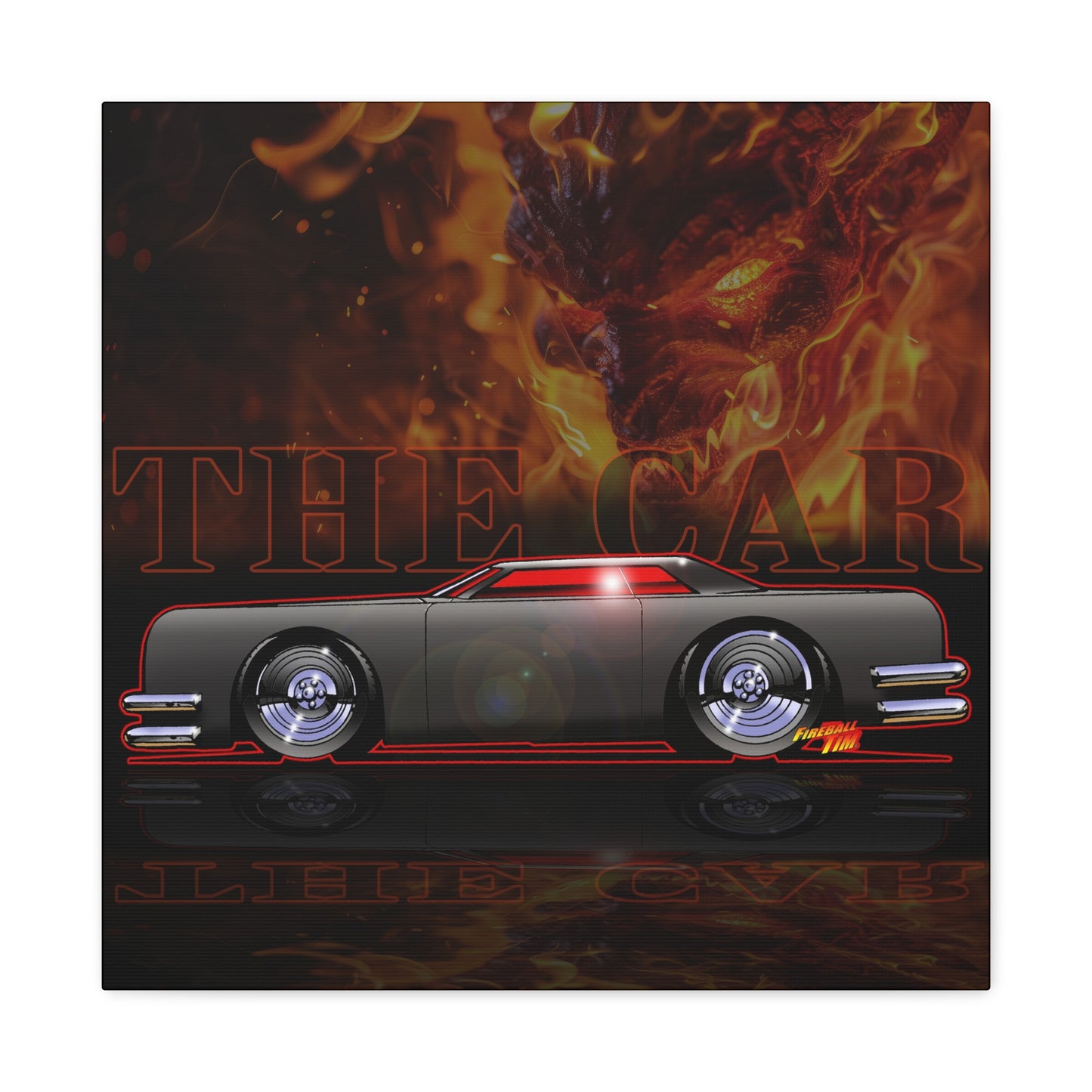 THE CAR Concept Art Canvas MASTERPRINT 3 Sizes