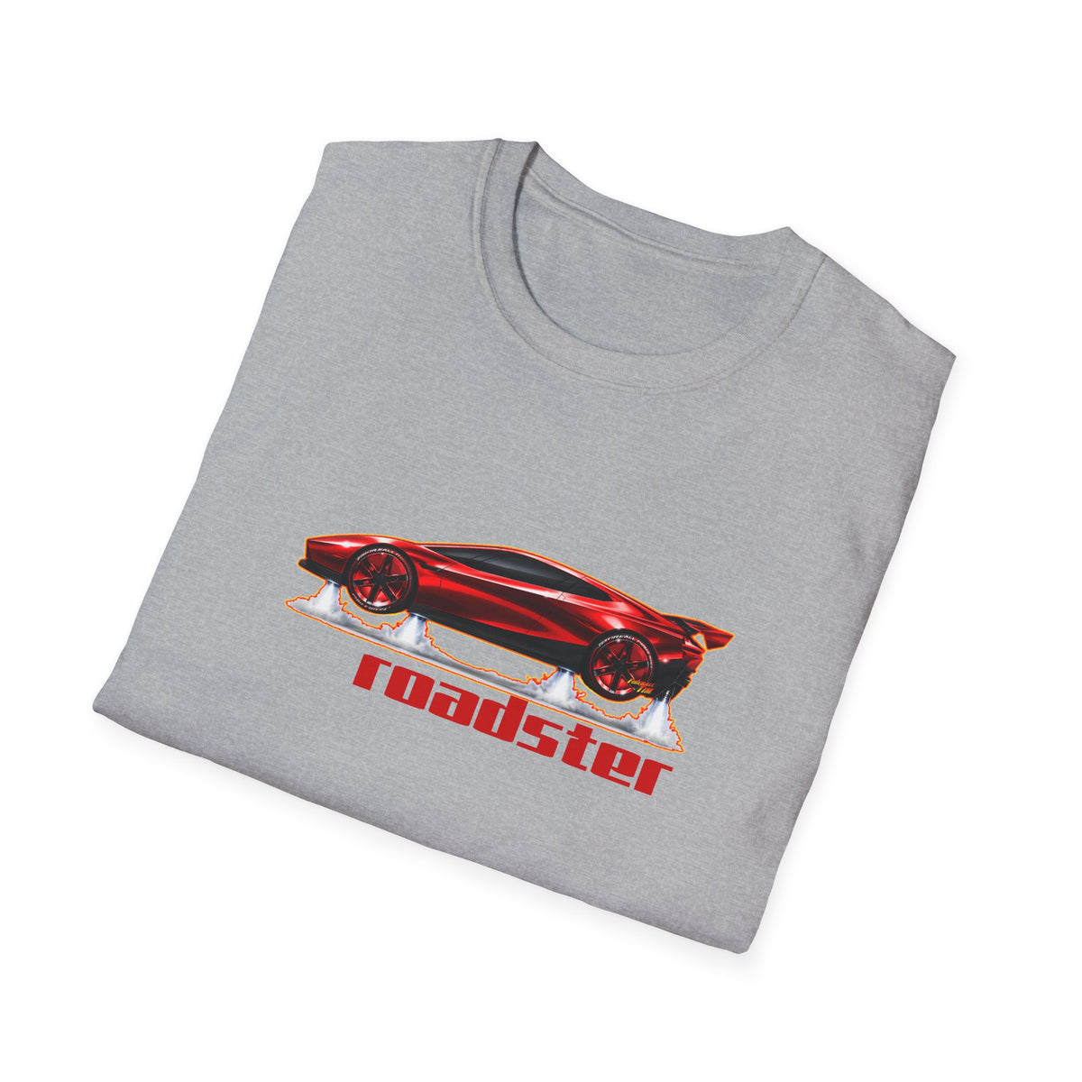 TESLA FLYING ROADSTER Collectible Fireball Art TeeShirt