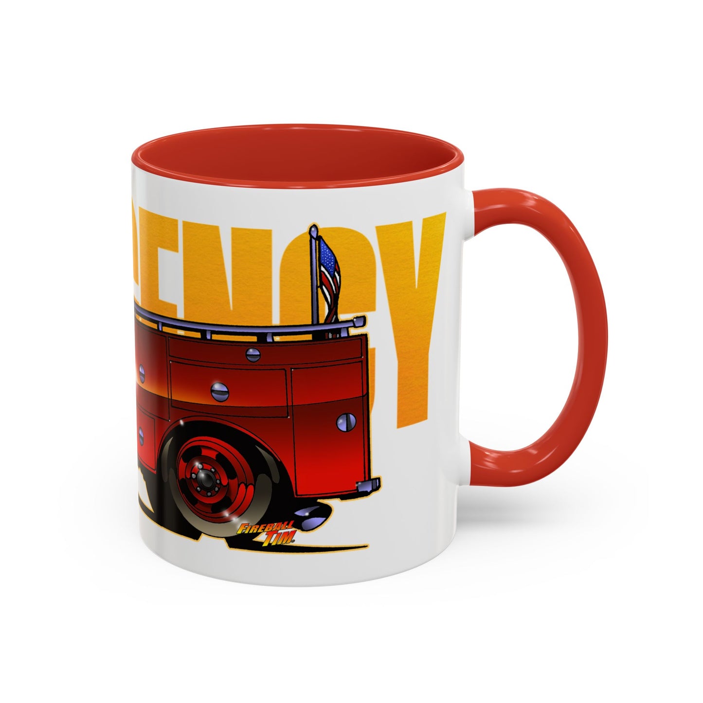 EMERGENCY SQUAD 51 Paramedic Truck Collectible Art Coffee Mug - 2 Sizes