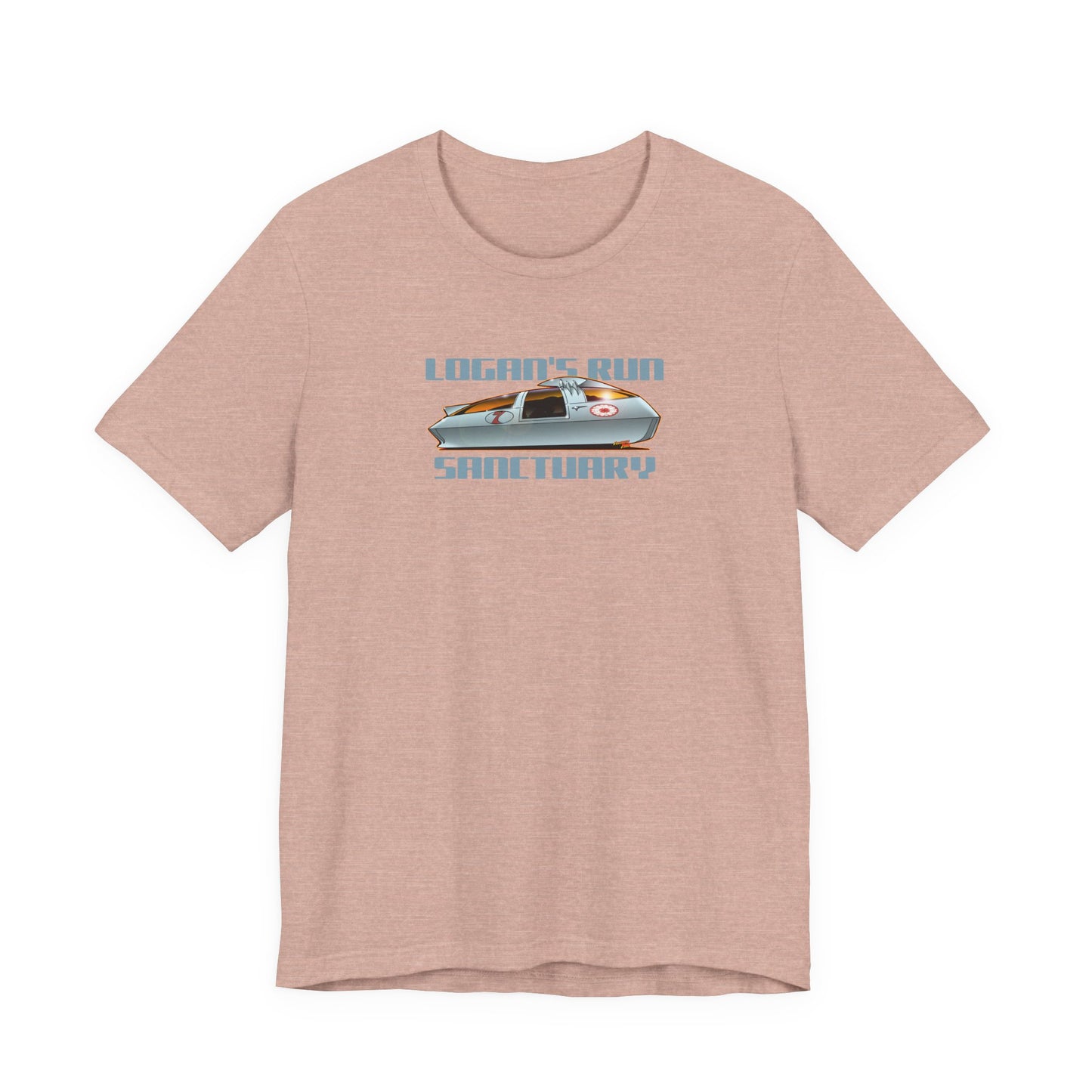 LOGAN'S RUN Sci Fi TV Car Collectible Fireball Art Short Sleeve Tee 12 Colors