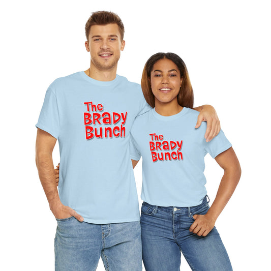 THE BRADY BUNCH Logo Unisex Heavy Cotton Tee 12 Colors