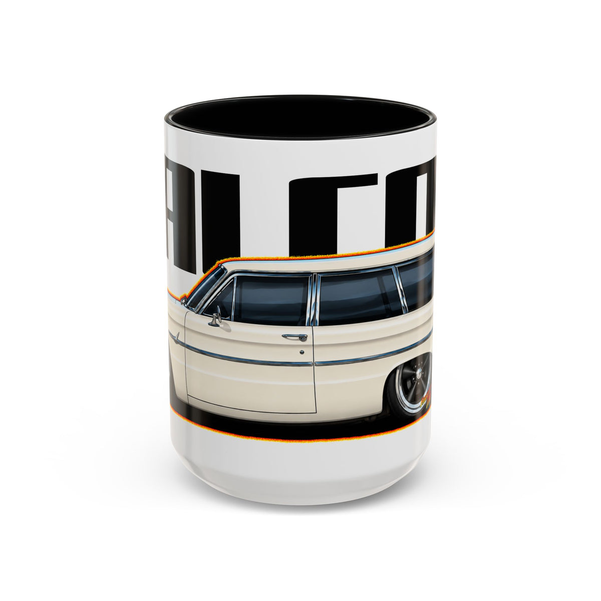 FORD FALCON WAGON Collectible Fireball Art Coffee Mug - 2 Sizes