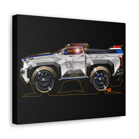 TOYOTA TACOMA PHOENIX Sema Project Concept Art Canvas Print 11x14