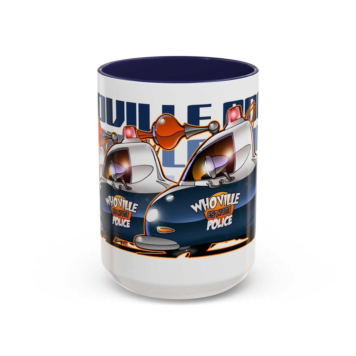 THE GRINCH WHOVILLE POLICE CAR Collectible Vintage Mug - 2 Sizes