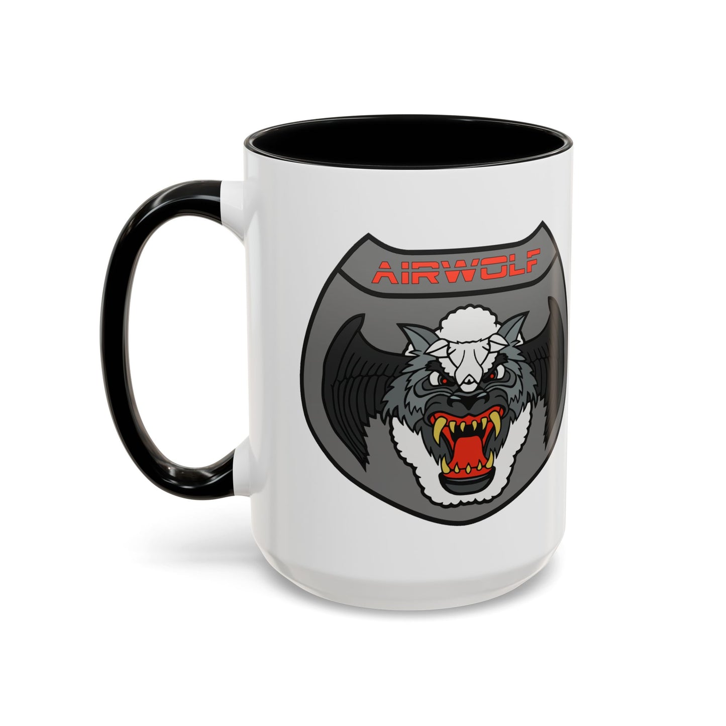 AIRWOLF TV Show Badge Collectible Coffee Mug - 2 Sizes