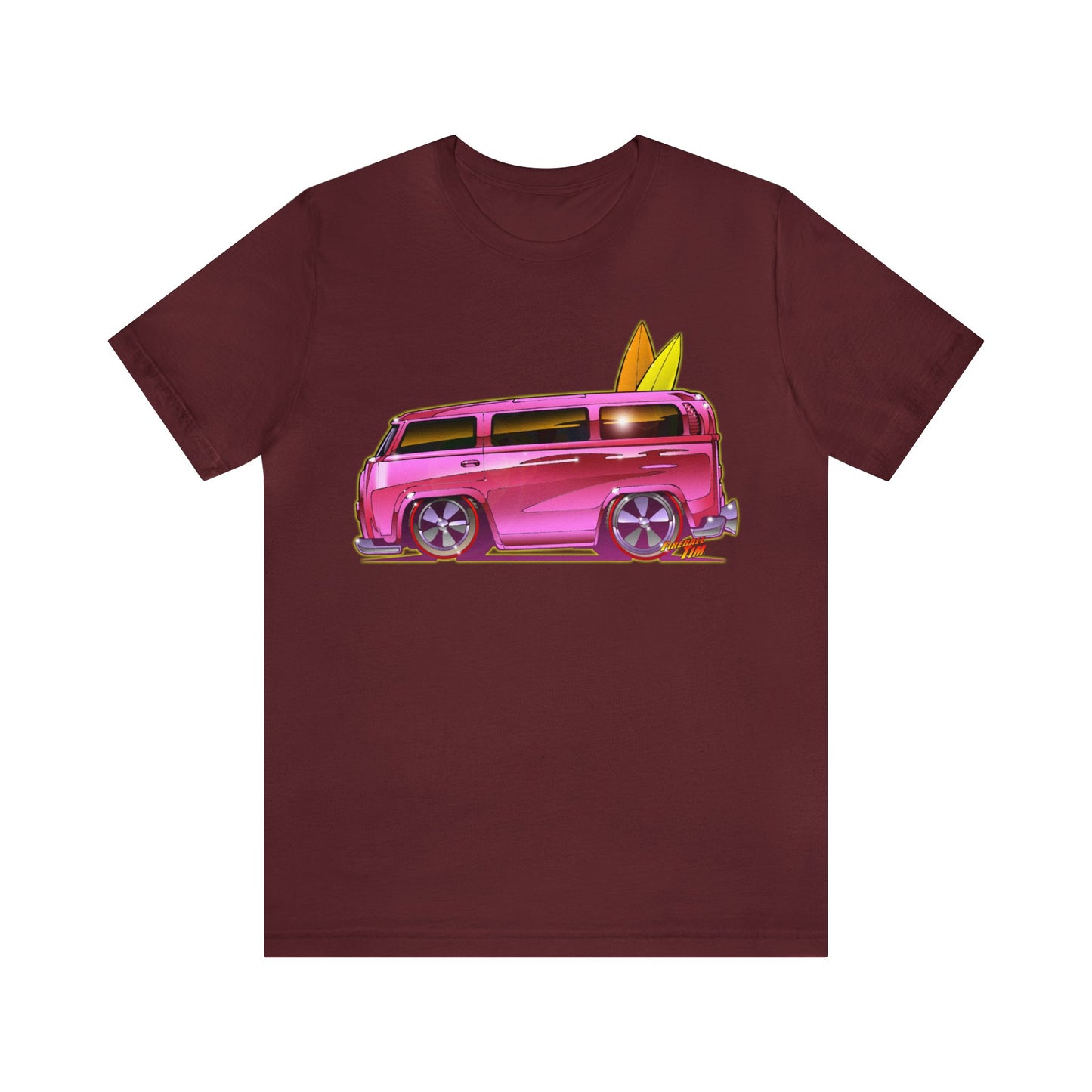 Hot Wheels PINK BEACH BOMB VW Bus Unisex Jersey Short Sleeve TShirt 12 Colors