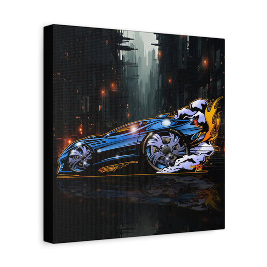 MASERATI FLAME Fireball Art Canvas Print
