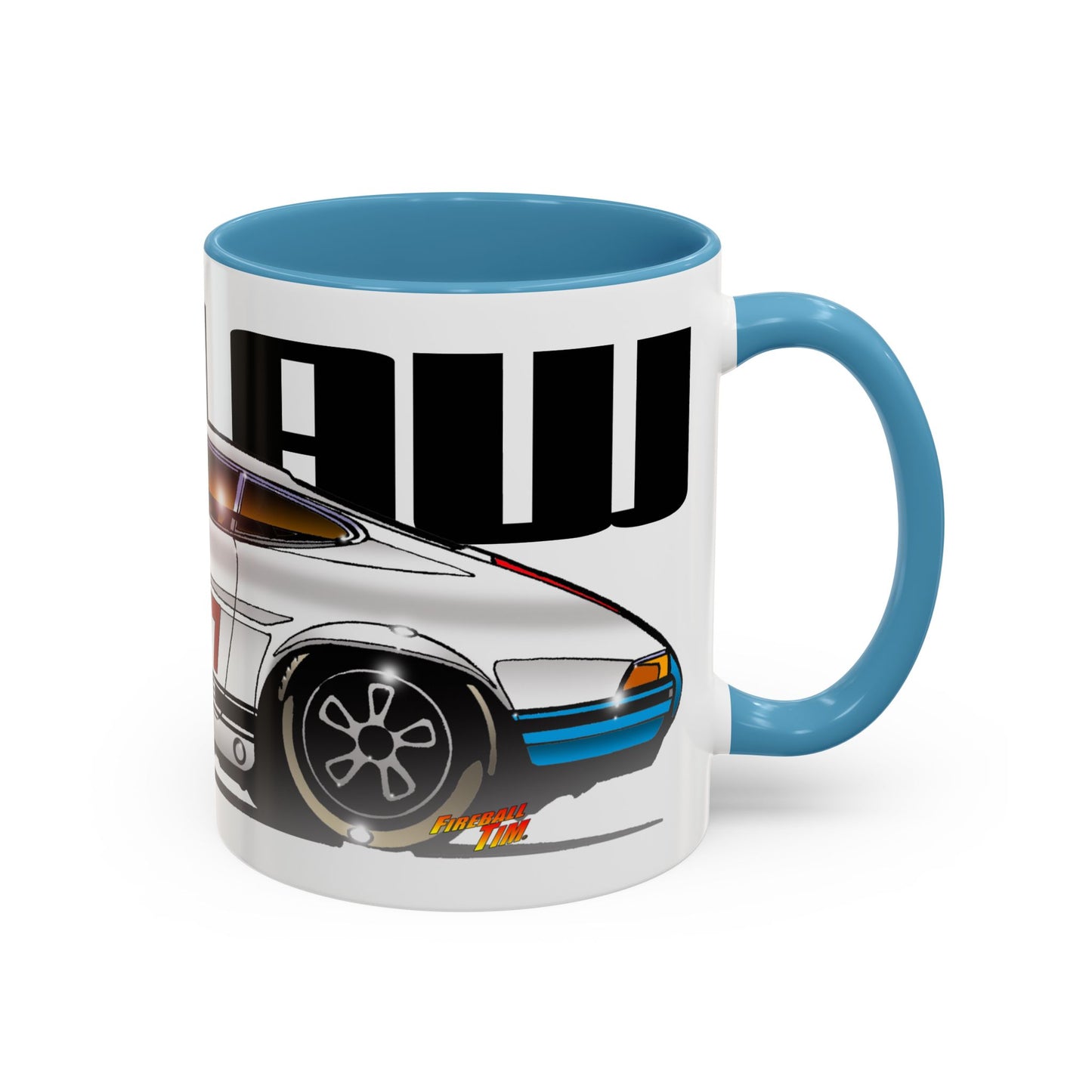 MAGNUS WALKER Urban Outlaw 277 Fireball Art Coffee Mug - 2 Sizes